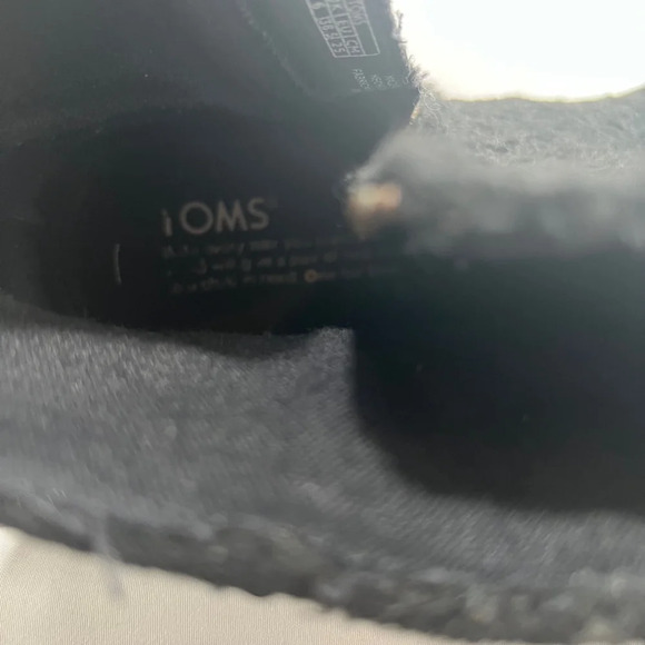 TOMS‎ Women's Desert Wedge Ankle Heel Booties Size 8 Black - Picture 7 of 8
